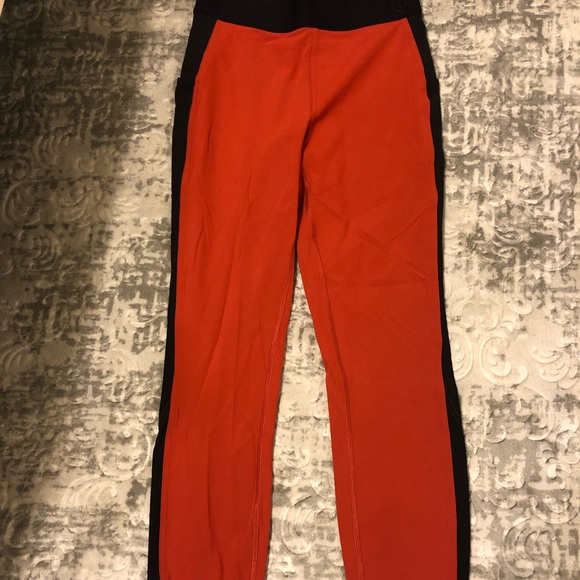 Red lululemon leggings